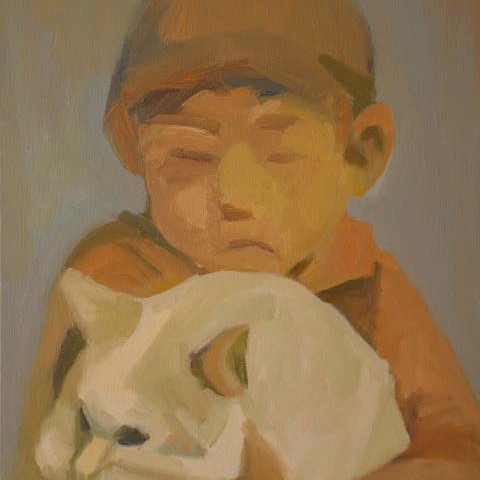 Boy and Cat (2014)