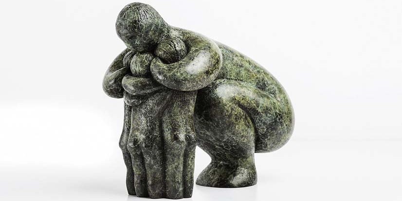 Mother with Three Children by Vanessa Pooley