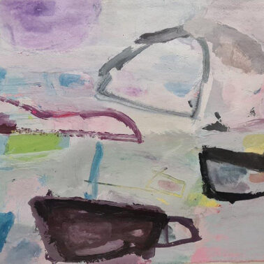 Fraser Taylor Scottish Islands May , gouache on paper 1994 60 x 76 cm