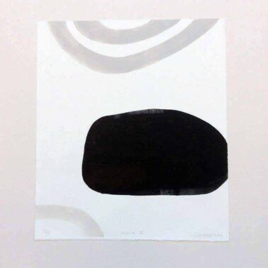 Jasia Szeszynska Aspect I collograph 65 x 65 cm 2020