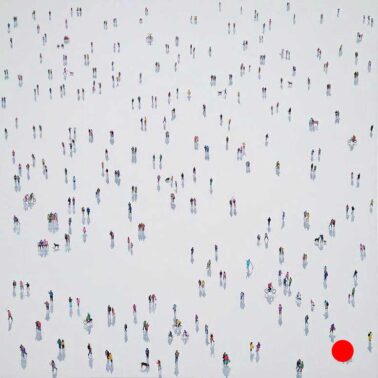 Henry Walsh Tellurians 20 100 x 100 cm acrylic on canvas 2021