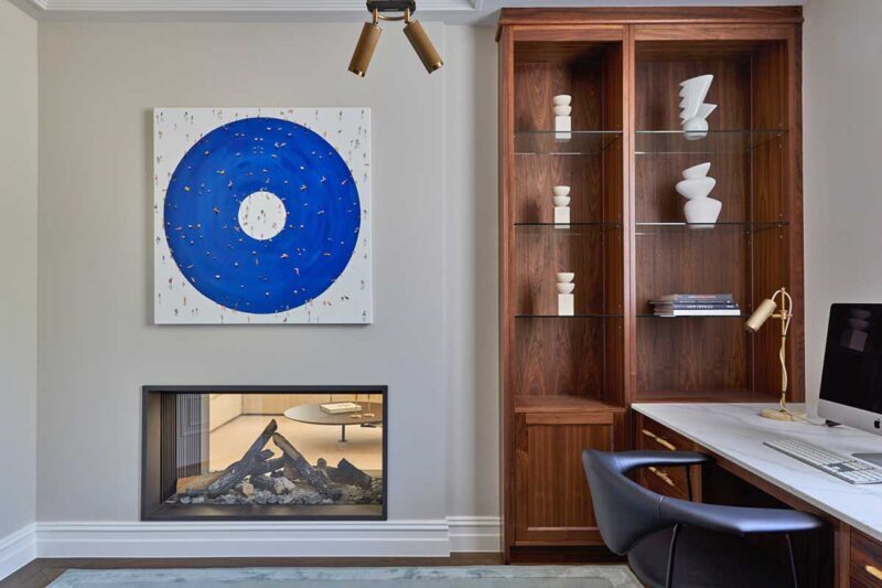 Henry Walsh in study, Sevenoaks