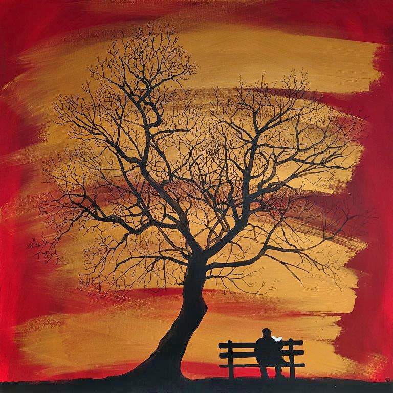 Henry Walsh Vivify 2 acrylic on canvas 100 cm 2022 £2750