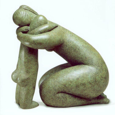 Vanessa Pooley Mother and Child Bronze 2019