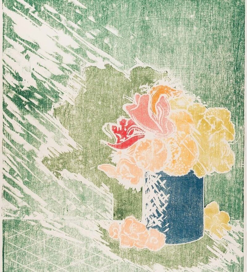 William Tillyer - York Vases, Blue Vase