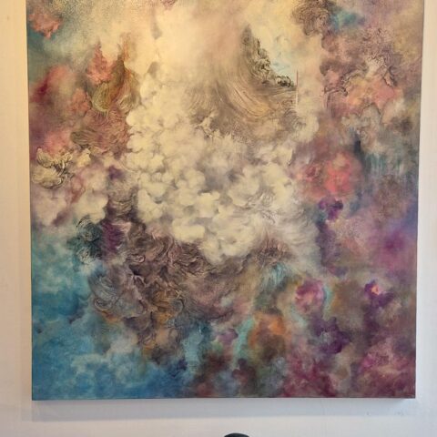 Lacuna 2018 , Oil on Canvas 170 x 130 x 4 cm