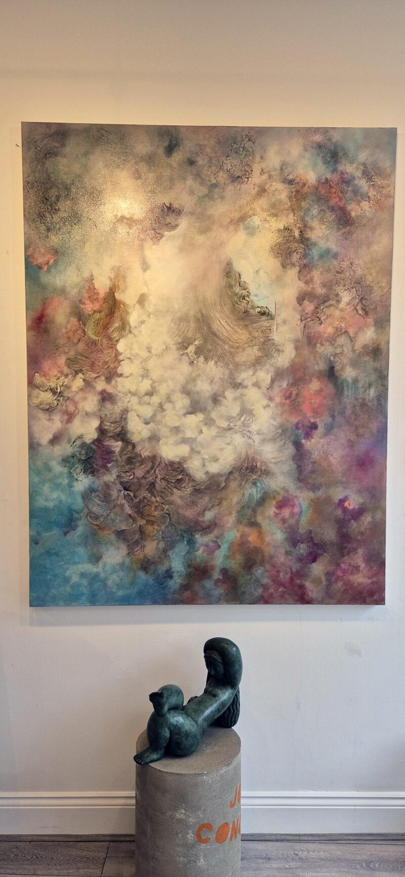 Lacuna 2018 , Oil on Canvas 170 x 130 x 4 cm
