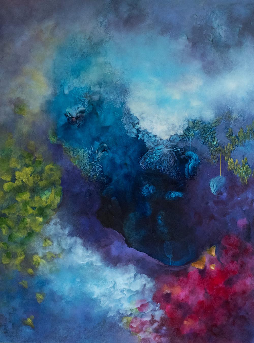 Suzi Morris Now Is All There Is, Oil on Canvas 140 x 105 cm